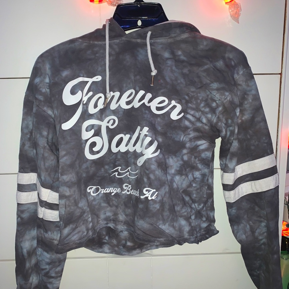 Forever Salty cropped hoodie